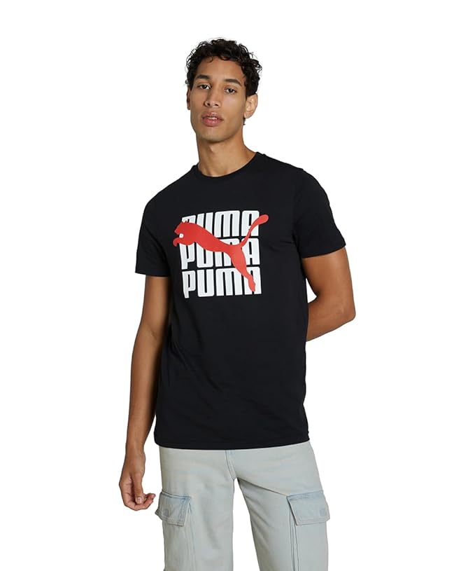 Puma Men's Solid Slim Fit T-Shirt