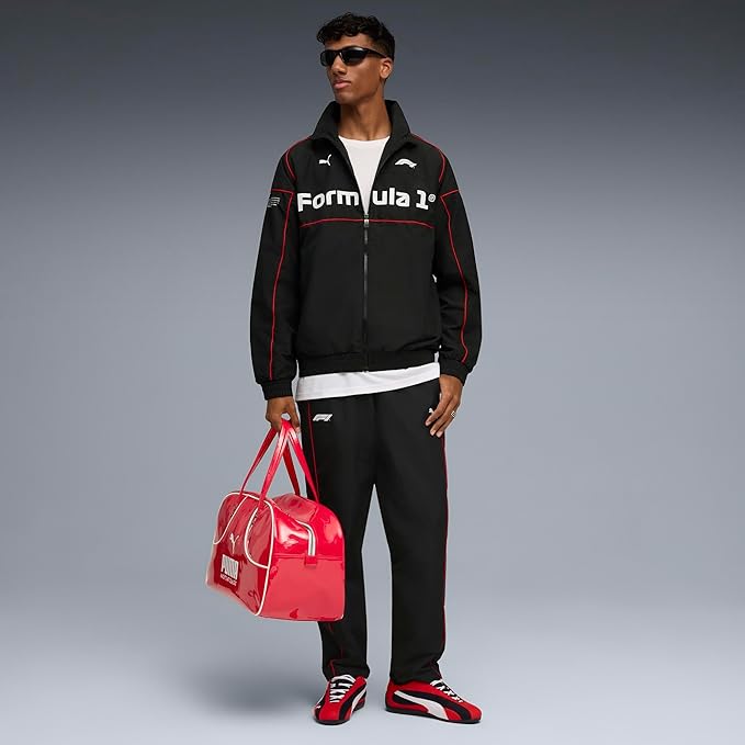 Puma Men Full Sleeve Polyester Full Zip with Pocket Solid Men's Woven Jacket